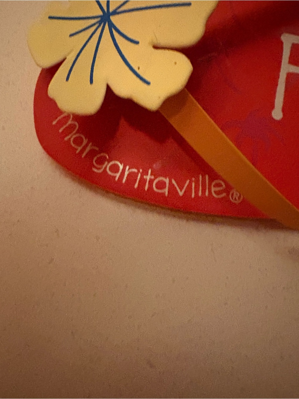 Margaritaville Flip Flop Wall Decor; Tropical Beach Sign - Picture 2 of 4